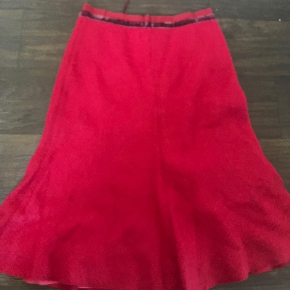 Marc Jacob’s Red Wool Skirt